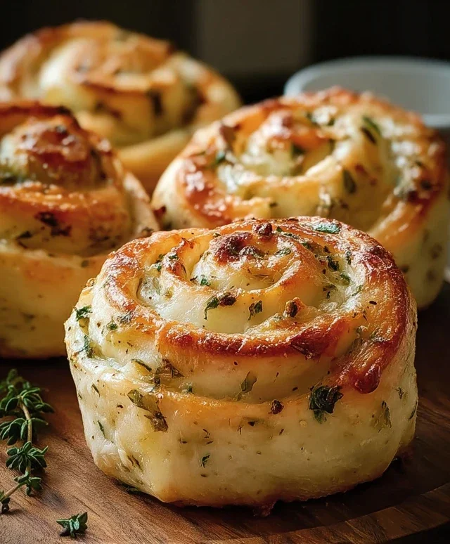 Sourdough Herb and Cheese Rolls