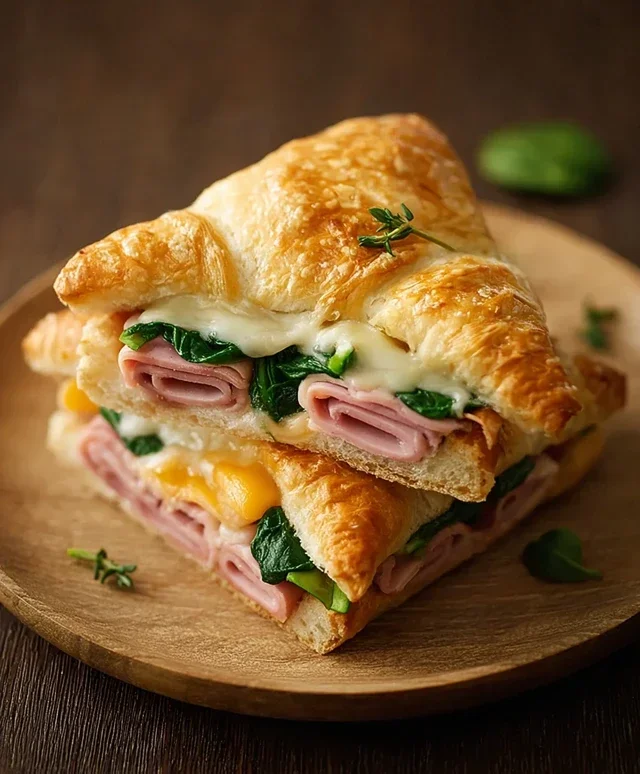 Beef Beef Ham and Cheese with Spinach