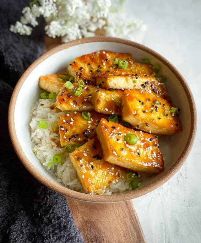 Honey Garlic Tofu
