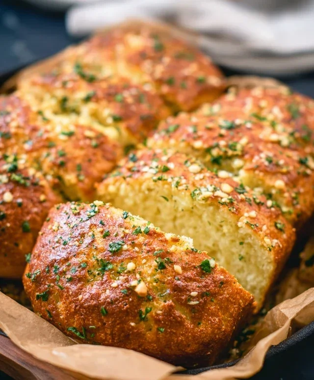 Garlic Butter Keto Bread