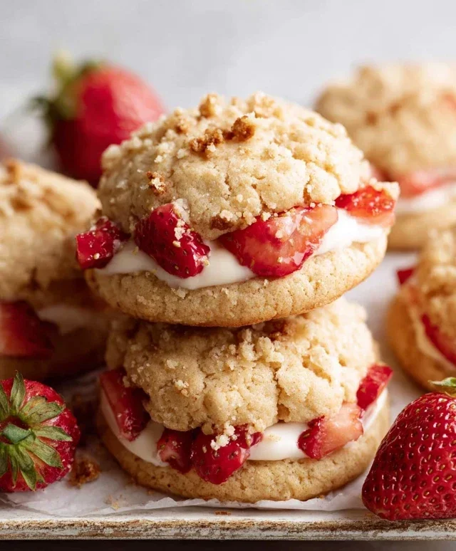 Strawberry Shortcake Cookies