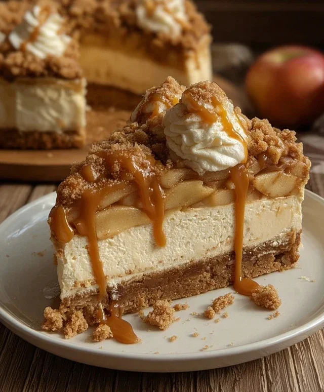 No bake Apple pie cheesecake