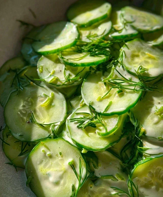 Polish Cucumber Salad