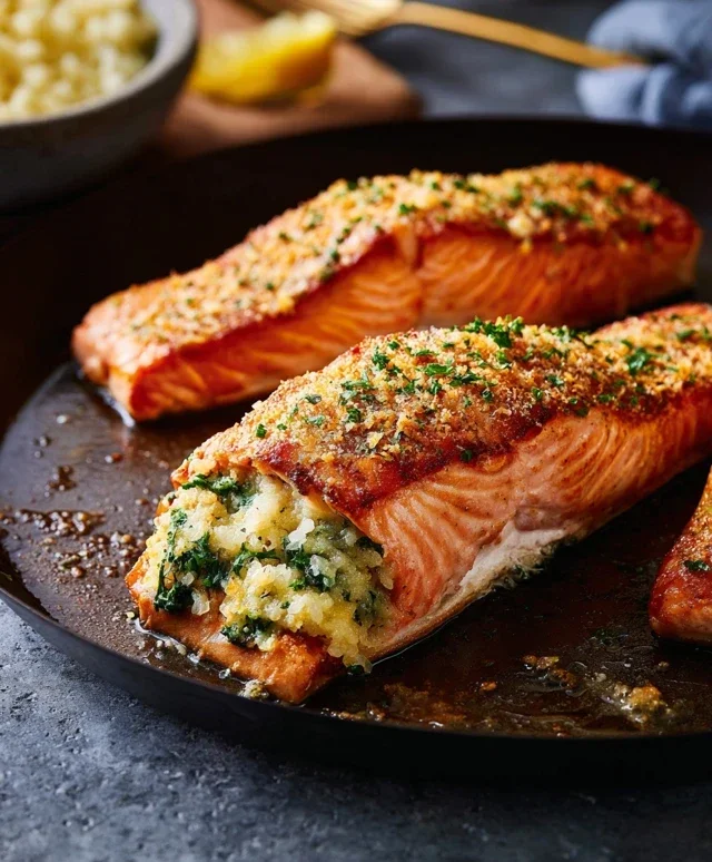 Stuffed Salmon
