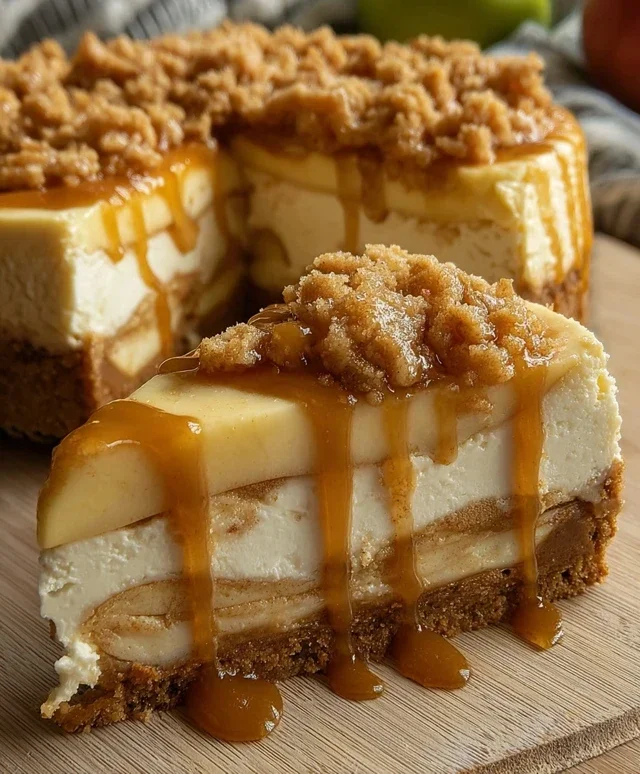 No bake Apple pie cheesecake
