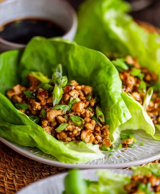 Chicken Lettuce Wraps (PF Chang's Copycat)