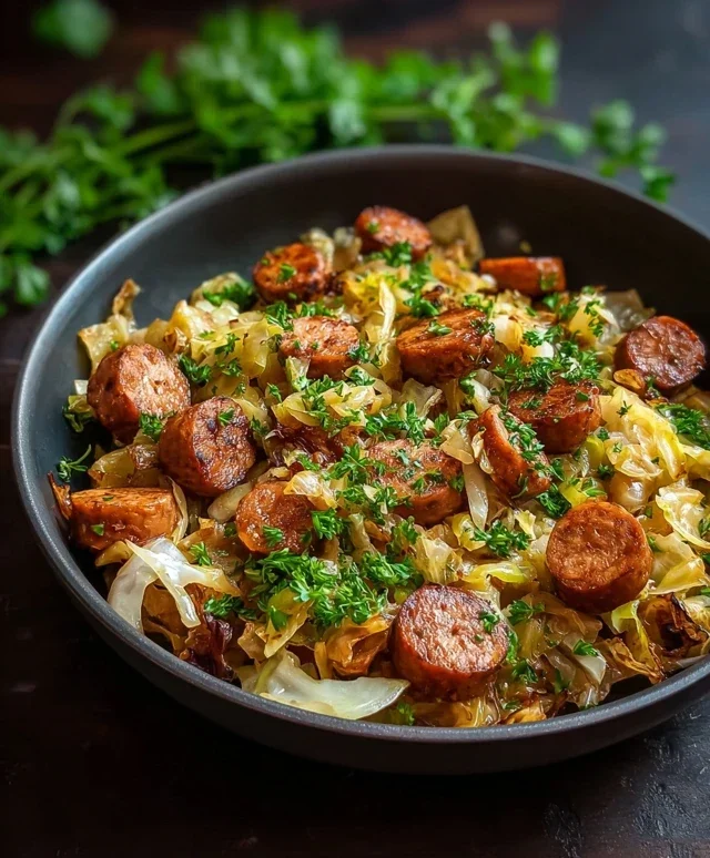 Easy Sausage and Cabbage Stir Fry