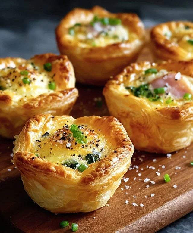Savory Puff Pastry Cups