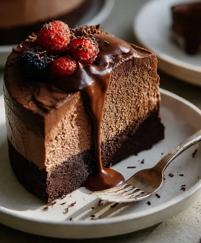 Vegan Chocolate Mousse Cake