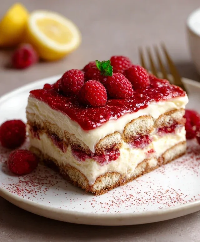 Raspberry Tiramisu