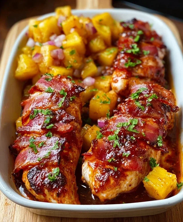 Beef Beef Bacon Pineapple BBQ Chicken