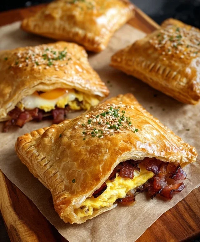 Breakfast Pockets Beef Beef Bacon Egg