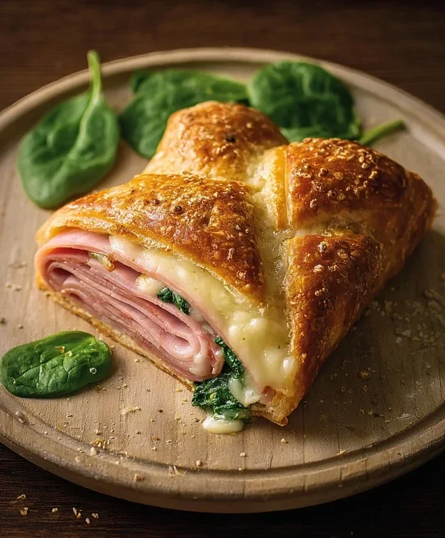 Beef Beef Ham and Cheese with Spinach