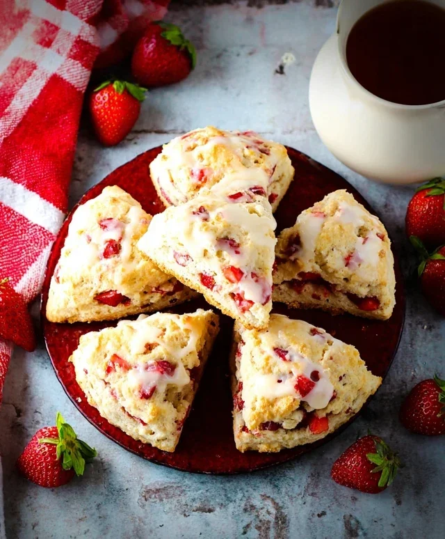 Strawberry Scones