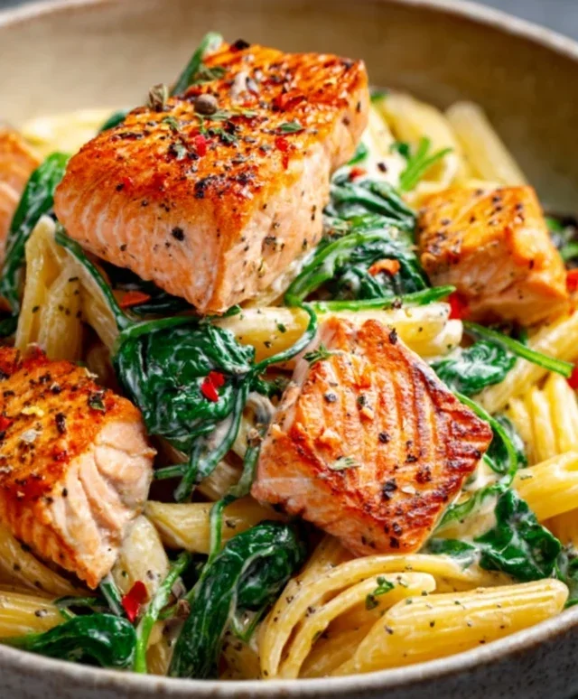 Salmon Spinach Pasta Dish: A Delicious and Nutritious Recipe to Try Today