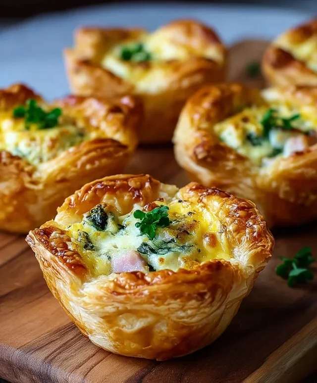 Savory Puff Pastry Cups