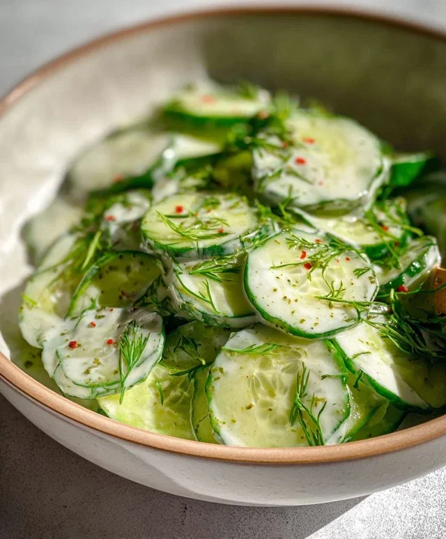 Polish Cucumber Salad