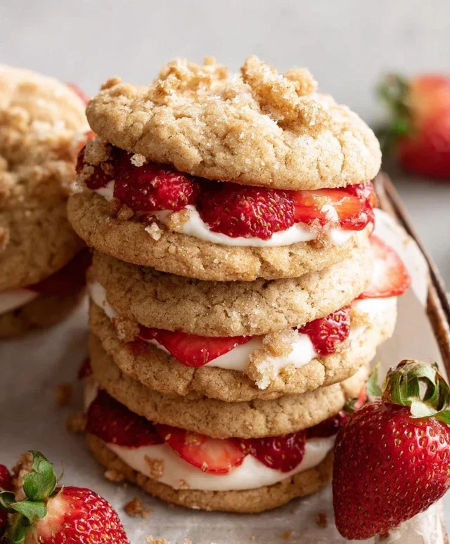 Strawberry Shortcake Cookies