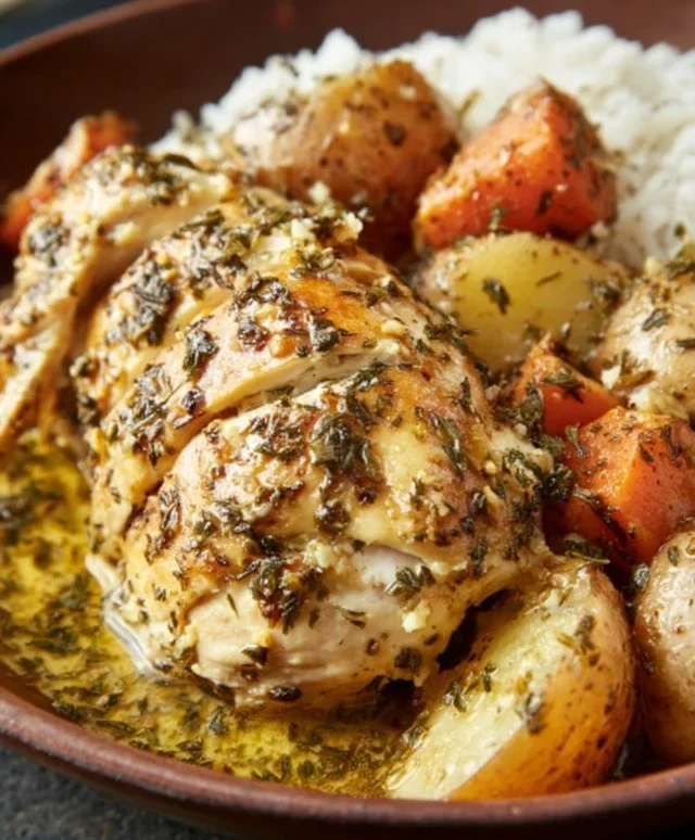 Garlic Butter Chicken Crockpot Recipe: 6-Hour Magic for Tender Bliss