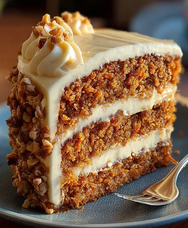 Honeybun Carrot Cake with Cheesecake Filling