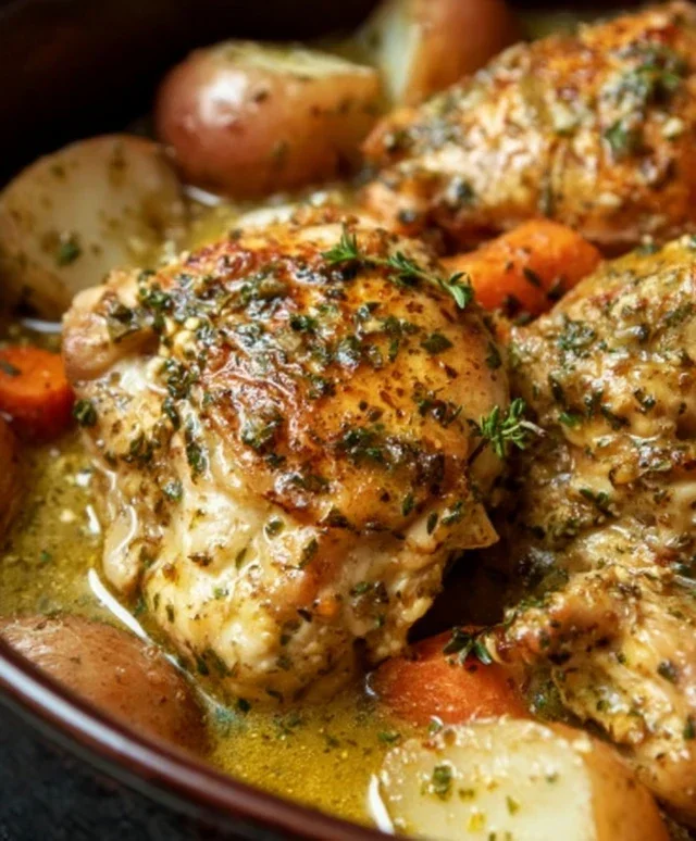 Garlic Butter Chicken Crockpot Recipe: 6-Hour Magic for Tender Bliss
