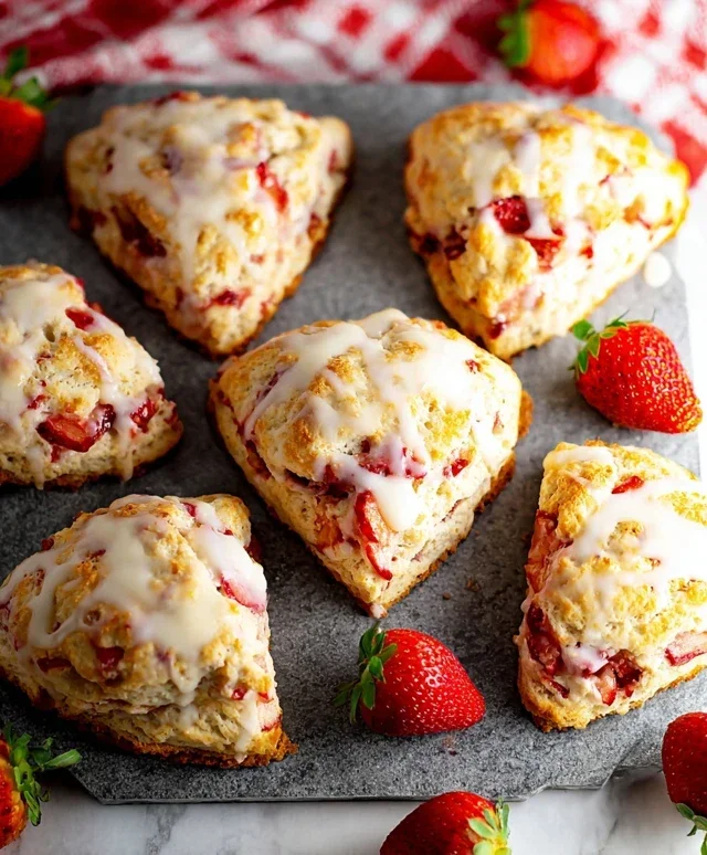 Strawberry Scones