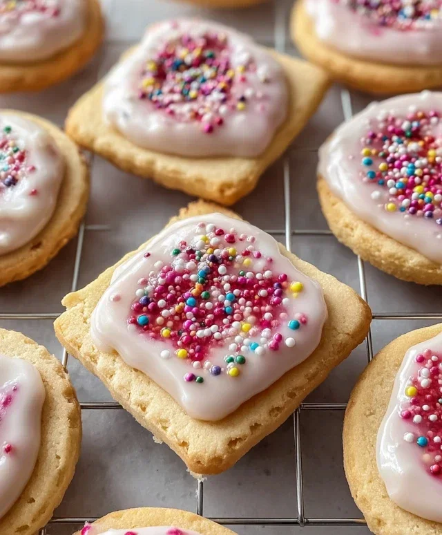 Frosted Pop-Tart Cookies