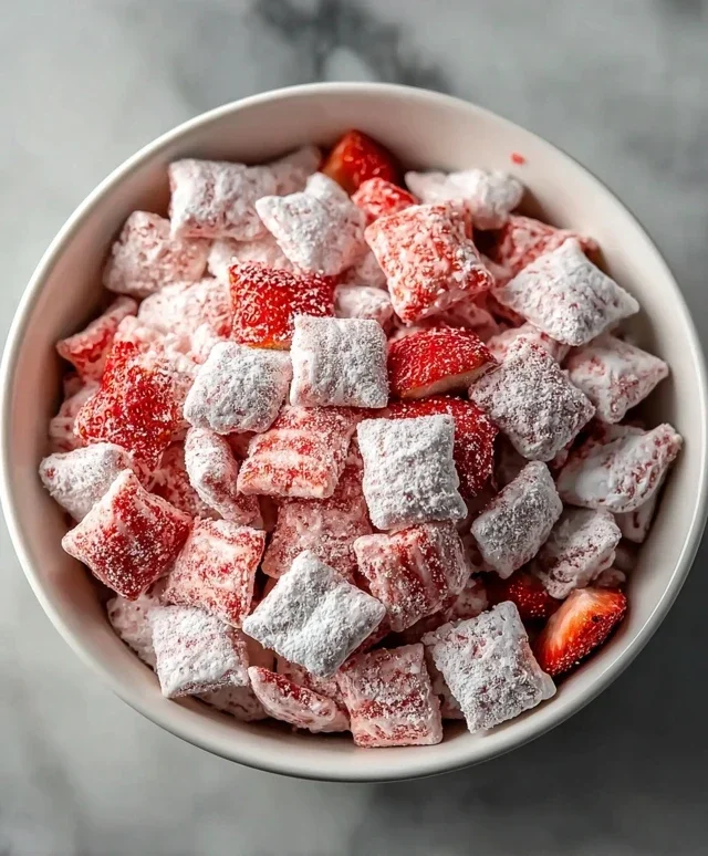 Strawberry Shortcake Puppy Chow