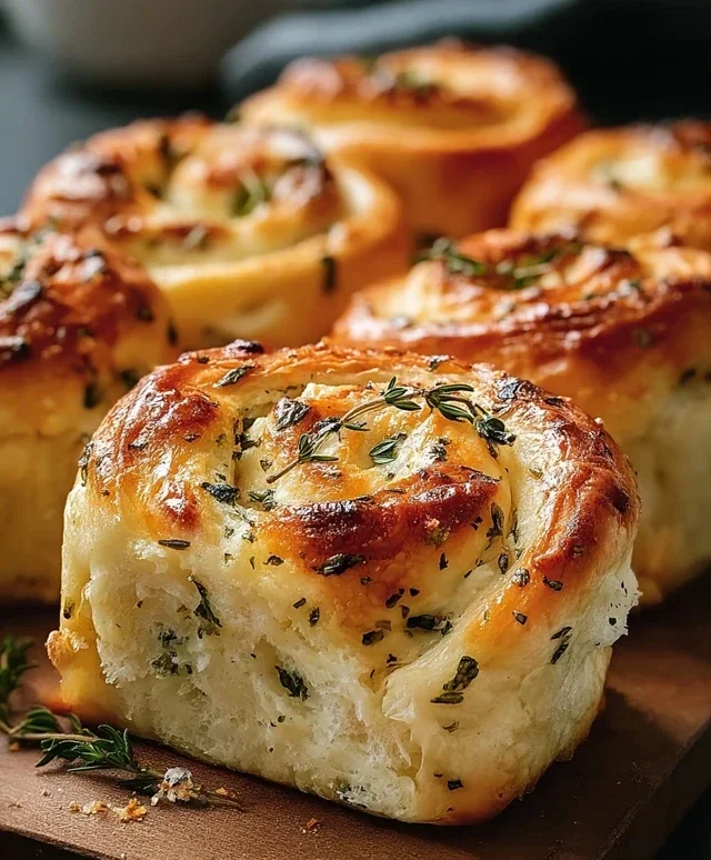 Sourdough Herb and Cheese Rolls