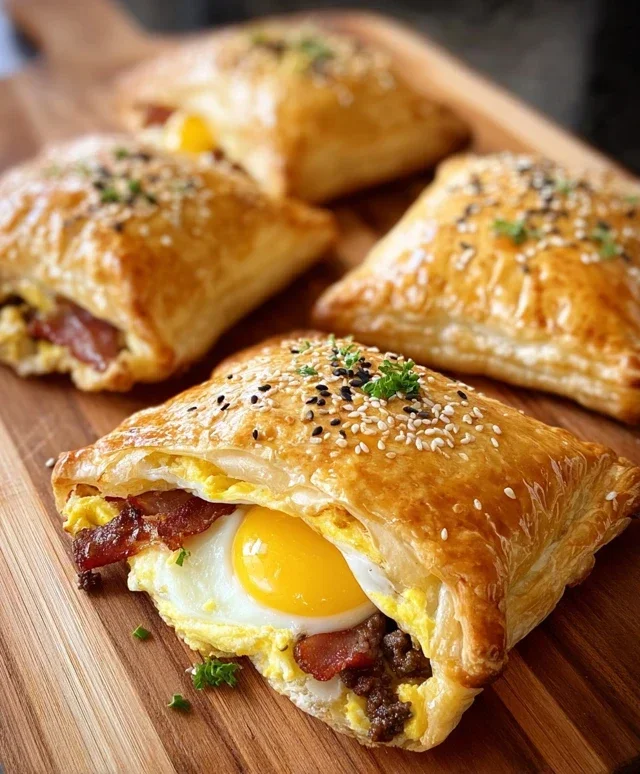 Breakfast Pockets Beef Beef Bacon Egg