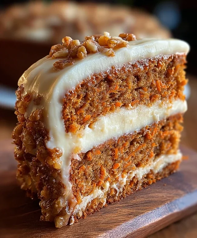 Honeybun Carrot Cake with Cheesecake Filling