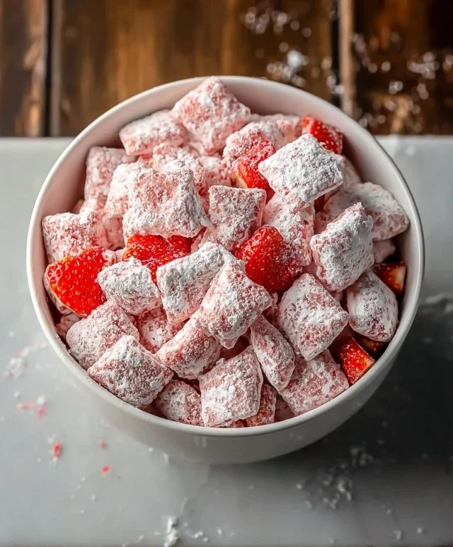 Strawberry Shortcake Puppy Chow