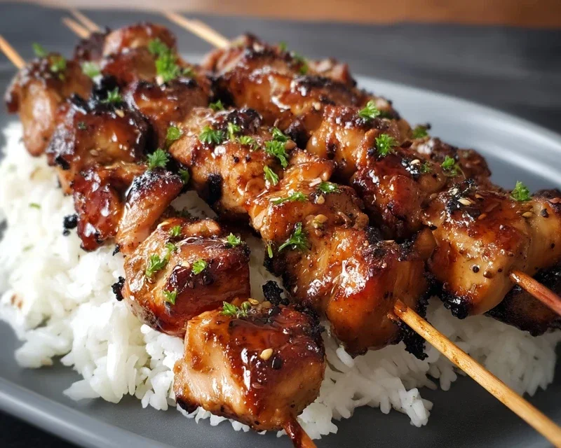 Teriyaki Chicken Skewers