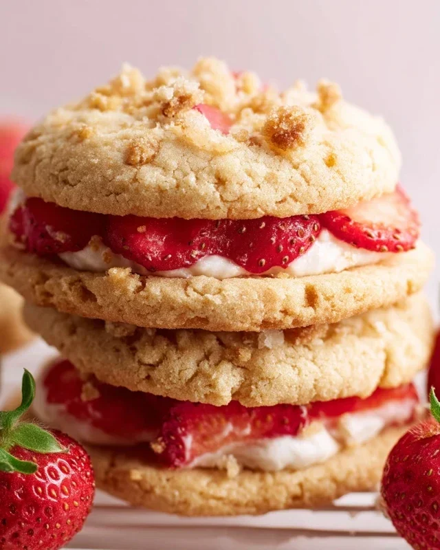 Strawberry Shortcake Cookies