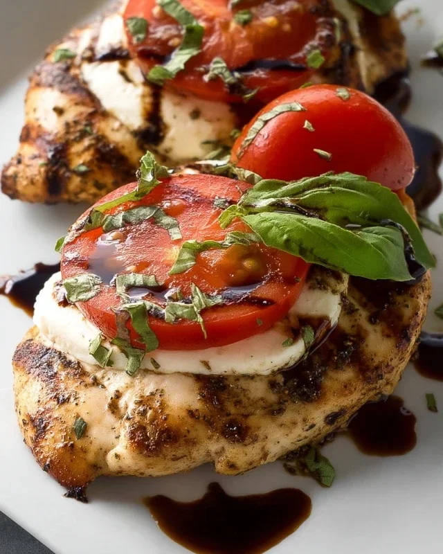 Grilled Chicken Caprese