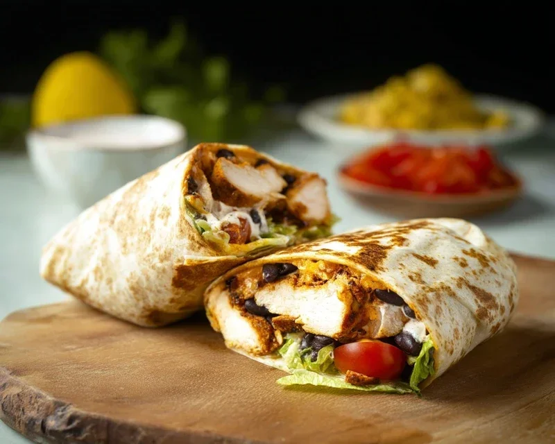 Chipotle Ranch Grilled Chicken Burrito