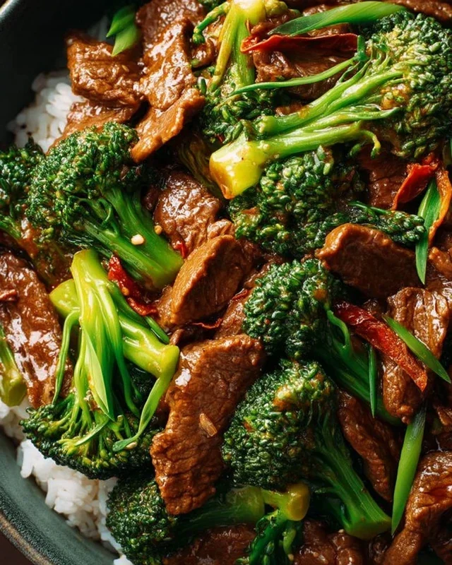 Chinese Beef and Broccoli (牛肉炒西兰花)
