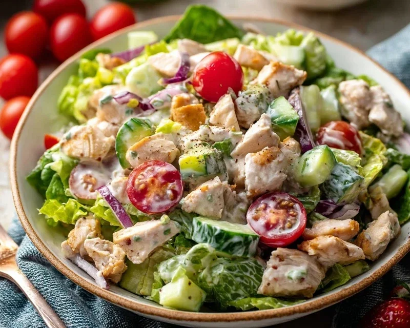 Healthy Ranch Chicken Salad