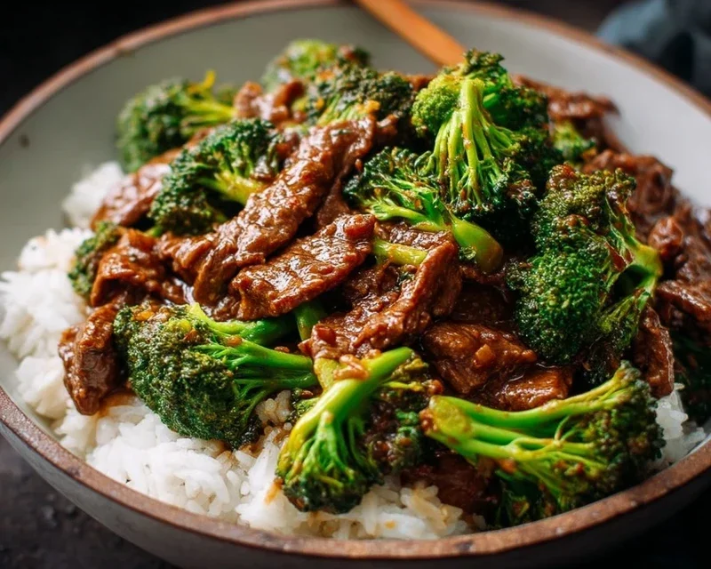 Chinese Beef and Broccoli (牛肉炒西兰花)