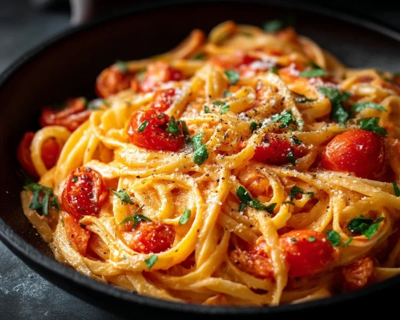 Easy One Pot Creamy Tomato Pasta