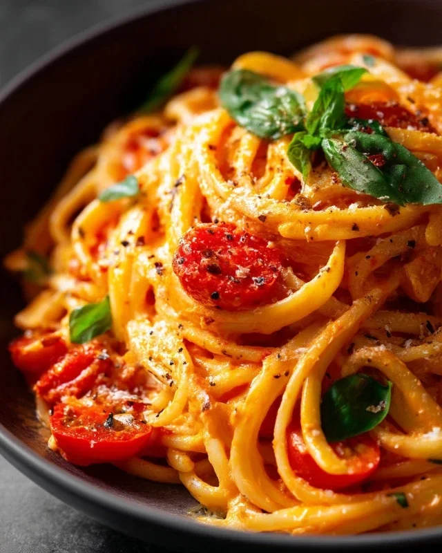 Easy One Pot Creamy Tomato Pasta