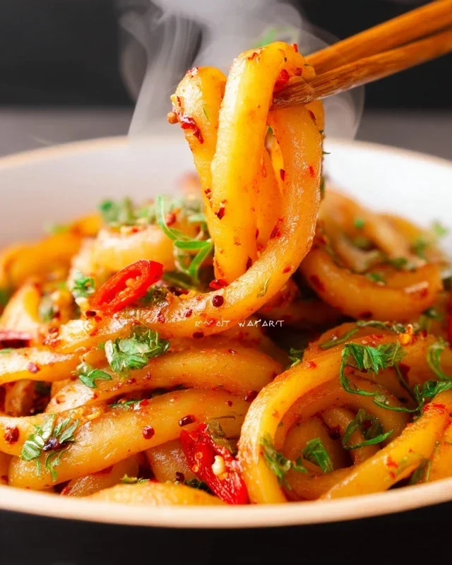 Spicy Potato Noodles