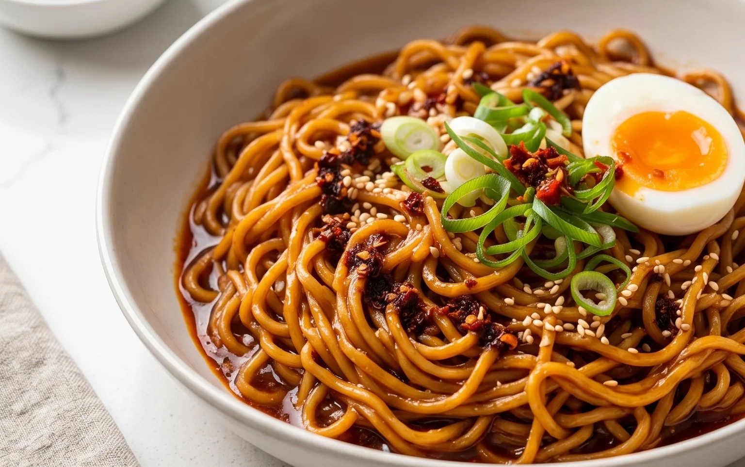 Easy Saucy Ramen Noodles