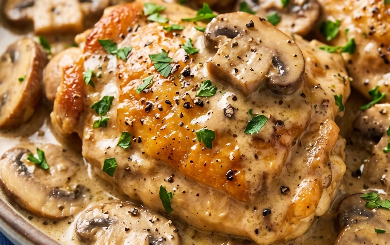 Creamy Mushroom Chicken Recipe