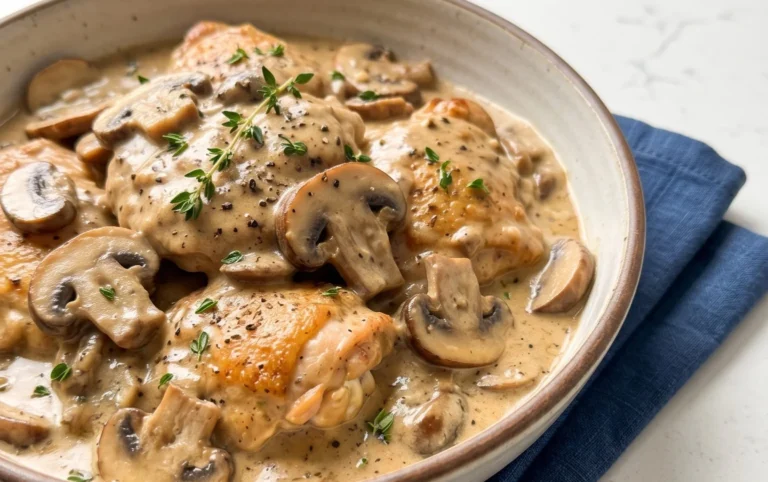 Creamy Mushroom Chicken Recipe