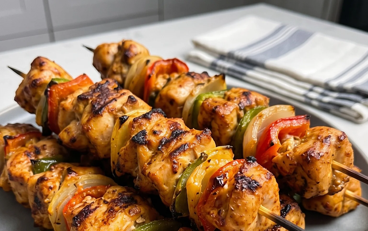 Air Fryer Chicken Skewers (VIDEO)
