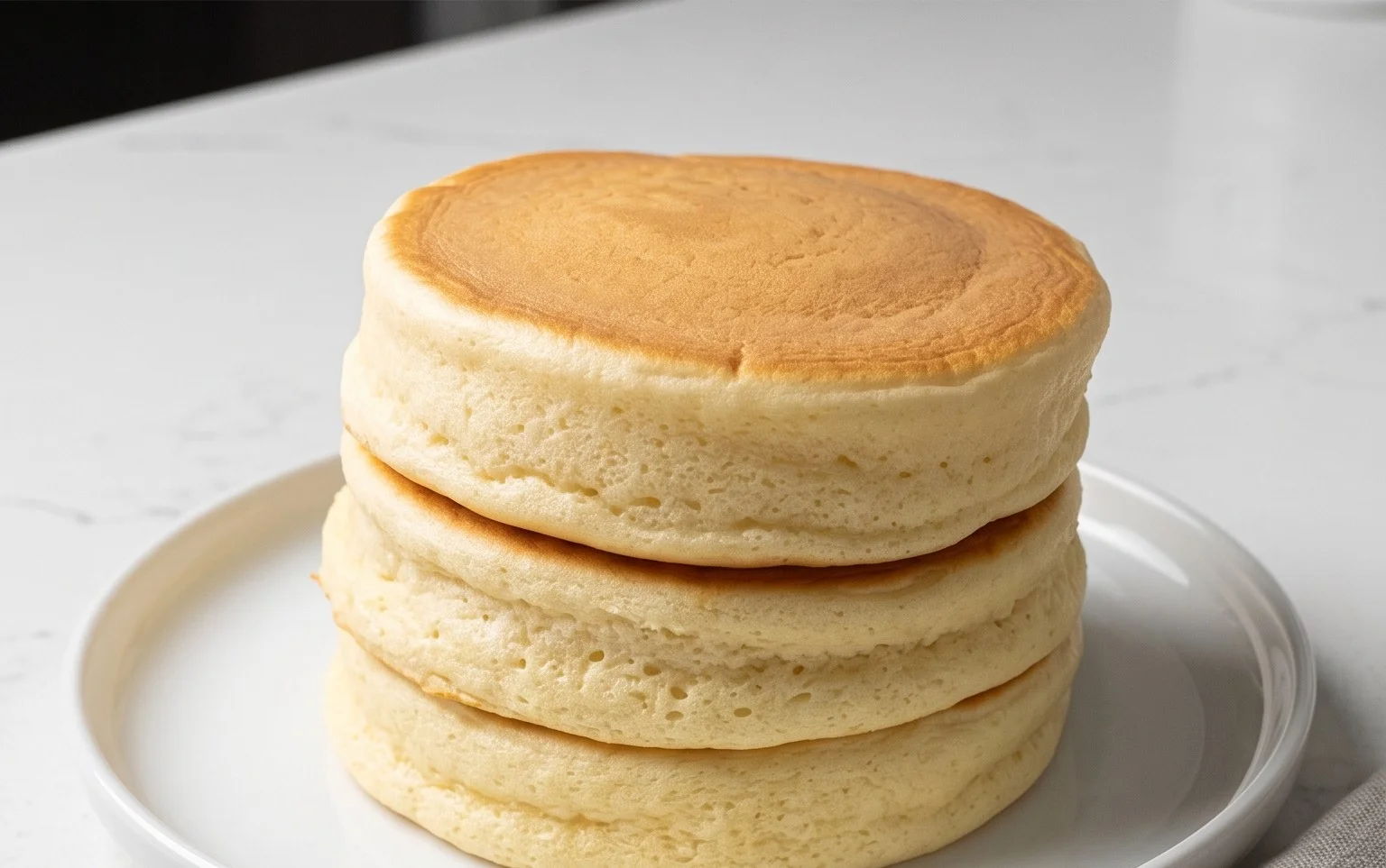 Fluffy Japanese Soufflé Pancakes