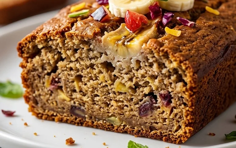 Healthy 5-Ingredient Flourless Banana Bread