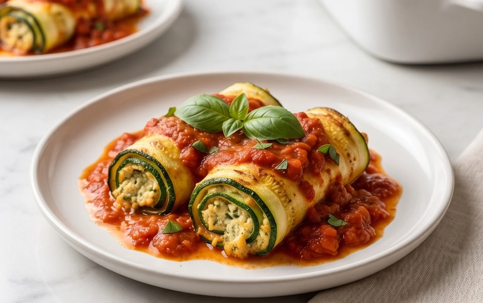 Vegan Zucchini Rollatini