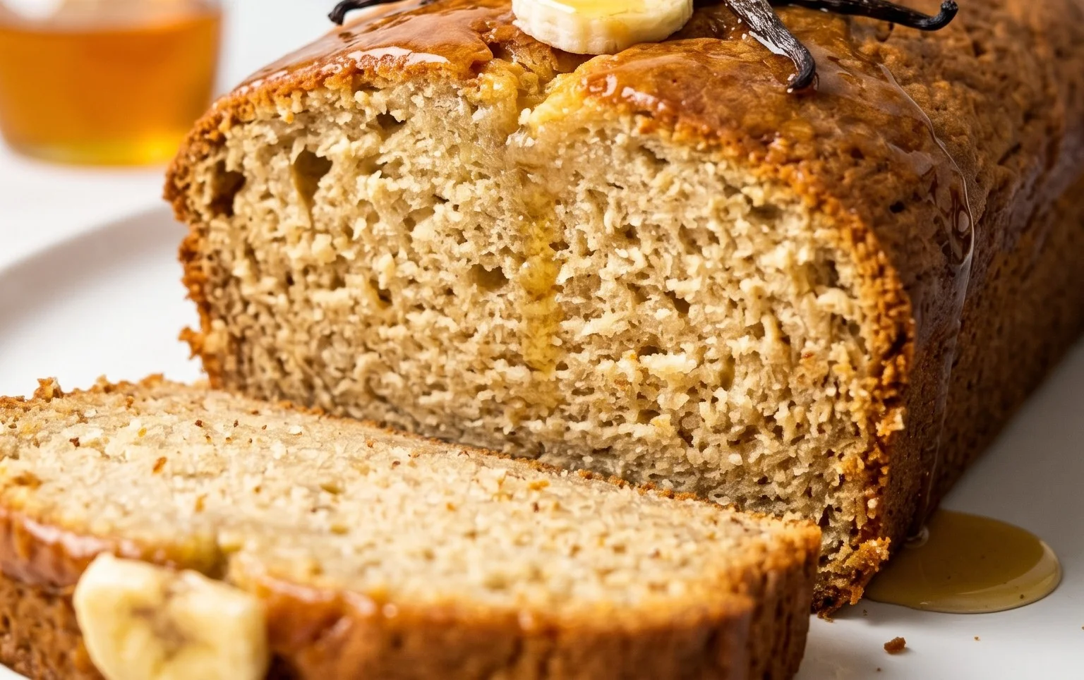 The BEST Honey Vanilla Banana Bread ~ Soft & Fluffy, Easy Recipe